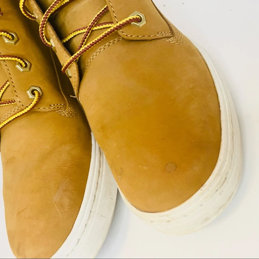 Timberland Women's Tan High-Top Sneakers - Picture 5 of 9